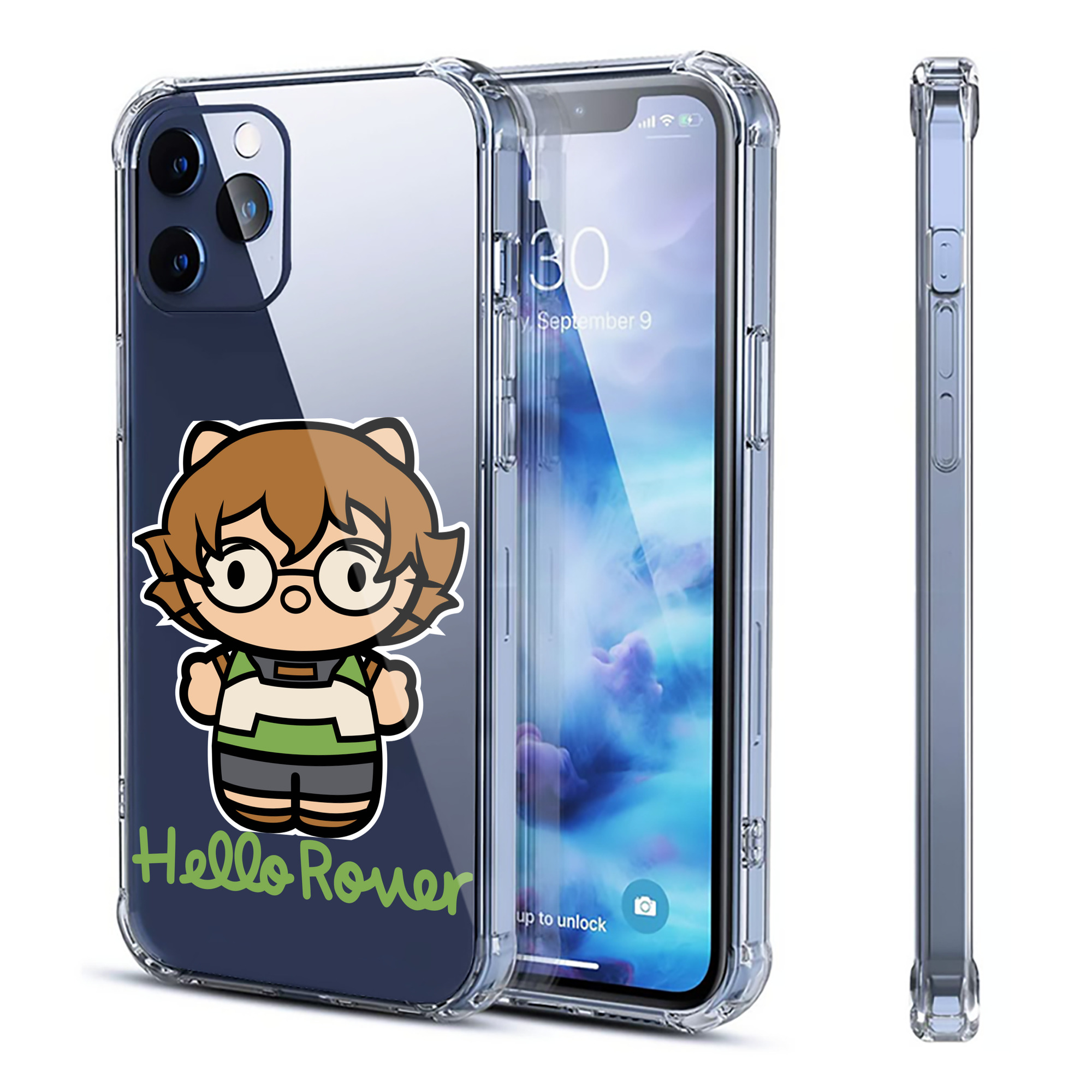 （画像用） Hello Kitty ハローキティ 【iPhone 12シリーズ対応】透明スマホケース（クリアソフトケース）